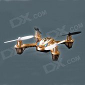 F180 2.4G Six Channel R/C UFO Four Axis Aircraft w/ 1.5" TFT LCD Remote Control - Gold