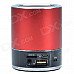 KS-362 Hi-Fi Stereo Mini Speaker w/ Micro SD / U-flash & FM function - Black + Red KS-362 Hi-Fi Stereo Mini Speaker w/ Micro SD / U-flash & FM function - Black + Red