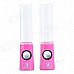 Dancing Water Speakers w/ RGB LED Light for Iphone / Ipad / PC / MP3 - Pink Dancing Water Speakers w/ RGB LED Light for Iphone / Ipad / PC / MP3 - Pink