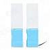 Dancing Water Speakers w/ RGB LED Light for Iphone / Ipad / PC / MP3 - Blue