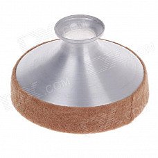 Professional Tenor Saxophone Mute Sax Sound Metal Dampener - Silver + Khaki Professional Tenor Saxophone Mute Sax Sound Metal Dampener - Silver + Khaki