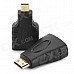 Flat 1080p HDMI Male to Male Cable + HDMI Female to Micro / Mini HDMI Male Adapter - Black (50cm) Flat 1080p HDMI Male to Male Cable + HDMI Female to Micro / Mini HDMI Male Adapter - Black (50cm)