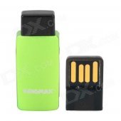 KINGMAX KOTGR-01 OTG TF Card Reader w/ USB Adapter for Cell Phone / Tablet - Green + Black
