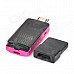 KINGMAX KOTGR-01 OTG TF Card Reader w/ USB Adapter for Cell Phone / Tablet PC - Deep Pink + Black KINGMAX KOTGR-01 OTG TF Card Reader w/ USB Adapter for Cell Phone / Tablet PC - Deep Pink + Black