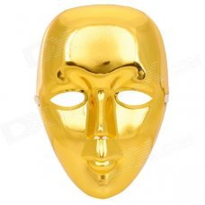 PVC Decorative Face Mask for Hip-Hop Bboy / JabbaWo - Golden