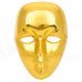 PVC Decorative Face Mask for Hip-Hop Bboy / JabbaWo - Golden