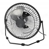 ZnDiy-BRY USB-819 360 Degree Rotational USB Powered 3-Blade Fan - Black