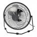 ZnDiy-BRY USB-819 360 Degree Rotational USB Powered 3-Blade Fan - Black
