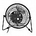 ZnDiy-BRY USB-819 360 Degree Rotational USB Powered 3-Blade Fan - Black