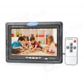 ZnDiy-BRY VGA-7 7&quot; Screen 1-Din Car Monitor w/ AV / VGA - Black