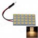 T10 / BA9S / Festoon 4W 200lm 24 x SMD 5050 LED Warm White Car Reading Light / Panel Light - (12V) T10 / BA9S / Festoon 4W 200lm 24 x SMD 5050 LED Warm White Car Reading Light / Panel Light - (12V)
