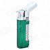 Windproof 1300'C Butane Jet Gas Lighter for Soldering / Lighting Cigarette - Green + Silver Windproof 1300'C Butane Jet Gas Lighter for Soldering / Lighting Cigarette - Green + Silver