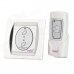 2 Port Digital Wireless Remote Control Wall Switch - White + Silver 2 Port Digital Wireless Remote Control Wall Switch - White + Silver