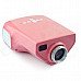 LETO E03 Mini Home Portable LED HDMI Projector - Pink LETO E03 Mini Home Portable LED HDMI Projector - Pink