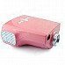 LETO E03 Mini Home Portable LED HDMI Projector - Pink LETO E03 Mini Home Portable LED HDMI Projector - Pink