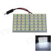 T10 / BA9S / Festoon 8W 400lm 48 x SMD 5050 LED White Light Car Reading Light / Panel Light - (12V)