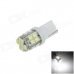 T10 / 168 / W5W 2.5W 220lm 24-SMD 1206 LED White Car Side Light / Instrument / Reading lamp - (12V) T10 / 168 / W5W 2.5W 220lm 24-SMD 1206 LED White Car Side Light / Instrument / Reading lamp - (12V)