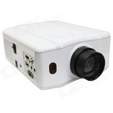 RuiQ 50W LED Multimedia 3D Projector w/ VGA / HDMI / AV / USB - White RuiQ 50W LED Multimedia 3D Projector w/ VGA / HDMI / AV / USB - White
