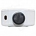 RuiQ 50W LED Multimedia 3D Projector w/ VGA / HDMI / AV / USB - White RuiQ 50W LED Multimedia 3D Projector w/ VGA / HDMI / AV / USB - White
