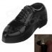 Lovely Shape Leather Shoes Refillable Lighter - Black Lovely Shape Leather Shoes Refillable Lighter - Black