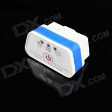 Super Mini iCar2 Vehicle Wi-Fi OBD-II Code Diagnostic Tool / Clearer - White + Blue Super Mini iCar2 Vehicle Wi-Fi OBD-II Code Diagnostic Tool / Clearer - White + Blue