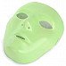 PVC Glow-in-the-Dark Face Mask for Women - Fluorecent Green PVC Glow-in-the-Dark Face Mask for Women - Fluorecent Green