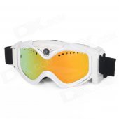 THB029 5.0MP 720P Skiing Goggles Camera - White