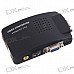 Composite + S-Video to VGA Converter Box (1280*1024px Max/110V~220V AC) Composite + S-Video to VGA Converter Box (1280*1024px Max/110V~220V AC)