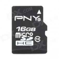 PNY Class 10 Micro SD HC TF Card - Black (16GB) PNY Class 10 Micro SD HC TF Card - Black (16GB)