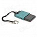 KINGMAX Mini USB 2.0 TF Card Reader - Black + Turquoise KINGMAX Mini USB 2.0 TF Card Reader - Black + Turquoise