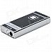 901 Touch Key Windproof Butane Jet Lighter - Black + Silver 901 Touch Key Windproof Butane Jet Lighter - Black + Silver
