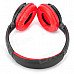 b-370 Bluetooth V3.0 Headband Earphone w/ Microphone / TF / FM for Iphone - Black + Red b-370 Bluetooth V3.0 Headband Earphone w/ Microphone / TF / FM for Iphone - Black + Red