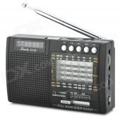 Shouyu SY-X5 Full-wave Band 1.5'' LCD Stereo FM / MW / SW Radio w/ Stand / TF Card Slot