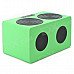 kr-7500 Touch Screen Speaker w/ Micro USB / TF / FM for Cellphone / MP3 /MP4 + More (USB DC5V) kr-7500 Touch Screen Speaker w/ Micro USB / TF / FM for Cellphone / MP3 /MP4 + More (USB DC5V)