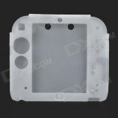Protective Soft Silicone Case for Nintendo 2DS - Translucent White