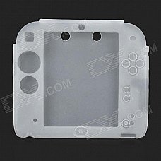 Protective Soft Silicone Case for Nintendo 2DS - Translucent White
