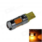 T10 / 194 / 168 / W5W 7.5W 500lm 5-LED Orange Car Steering Light / Tail Light / Headlamp (12~24V)