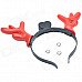 Flashing Deer Horn Style Head Hoop - Black + Red Flashing Deer Horn Style Head Hoop - Black + Red