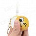 Novel Cute Emoji Pattern Round Refueling Butane Gas Lighter - Light Yellow + Red Novel Cute Emoji Pattern Round Refueling Butane Gas Lighter - Light Yellow + Red