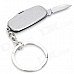 Convenient Multifunctional Keychain w/ Knife & Bottle Opener - Silver
