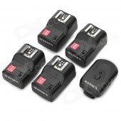WANSEN PT-16GY 1-to-4 Wireless Flash Trigger for Canon / Nikon Camera - Black