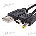 USB Data and Charging Cable for PSP 3000/2000/1000 (110cm-Length)