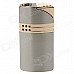 COHIBA H083B Stylish Windproof Butane Jet Flame Lighter - Silver + Golden COHIBA H083B Stylish Windproof Butane Jet Flame Lighter - Silver + Golden