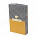 COHIBA H081A Super Fire Windproof Butane Jet Flame Cortical Body Lighter - Golden + Black