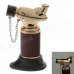 JOBON ZB-821A Elbow Boutique Into Desktop Cigar Lighter - Golden + Brown JOBON ZB-821A Elbow Boutique Into Desktop Cigar Lighter - Golden + Brown