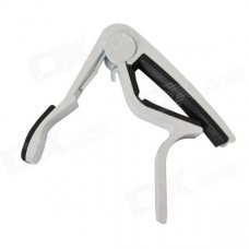DEDO MA-11 Zinc Alloy Capo Clip-on Quick Release Capo for Guitar - White DEDO MA-11 Zinc Alloy Capo Clip-on Quick Release Capo for Guitar - White
