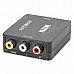HDMI to AV / CVBS L/R Video Converter - Black