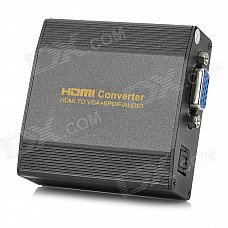HDMI to VGA Converter - Black HDMI to VGA Converter - Black