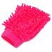 HongYang X-01 Chenille Fiber Single-side Car Washing Glove / Cleaning Cloth - Deep Pink HongYang X-01 Chenille Fiber Single-side Car Washing Glove / Cleaning Cloth - Deep Pink