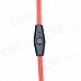 KaisiKing K-E02 HD Stereo In-Ear Earphones - Black + Red (3.5mm Plug / 119cm-Cable) KaisiKing K-E02 HD Stereo In-Ear Earphones - Black + Red (3.5mm Plug / 119cm-Cable)